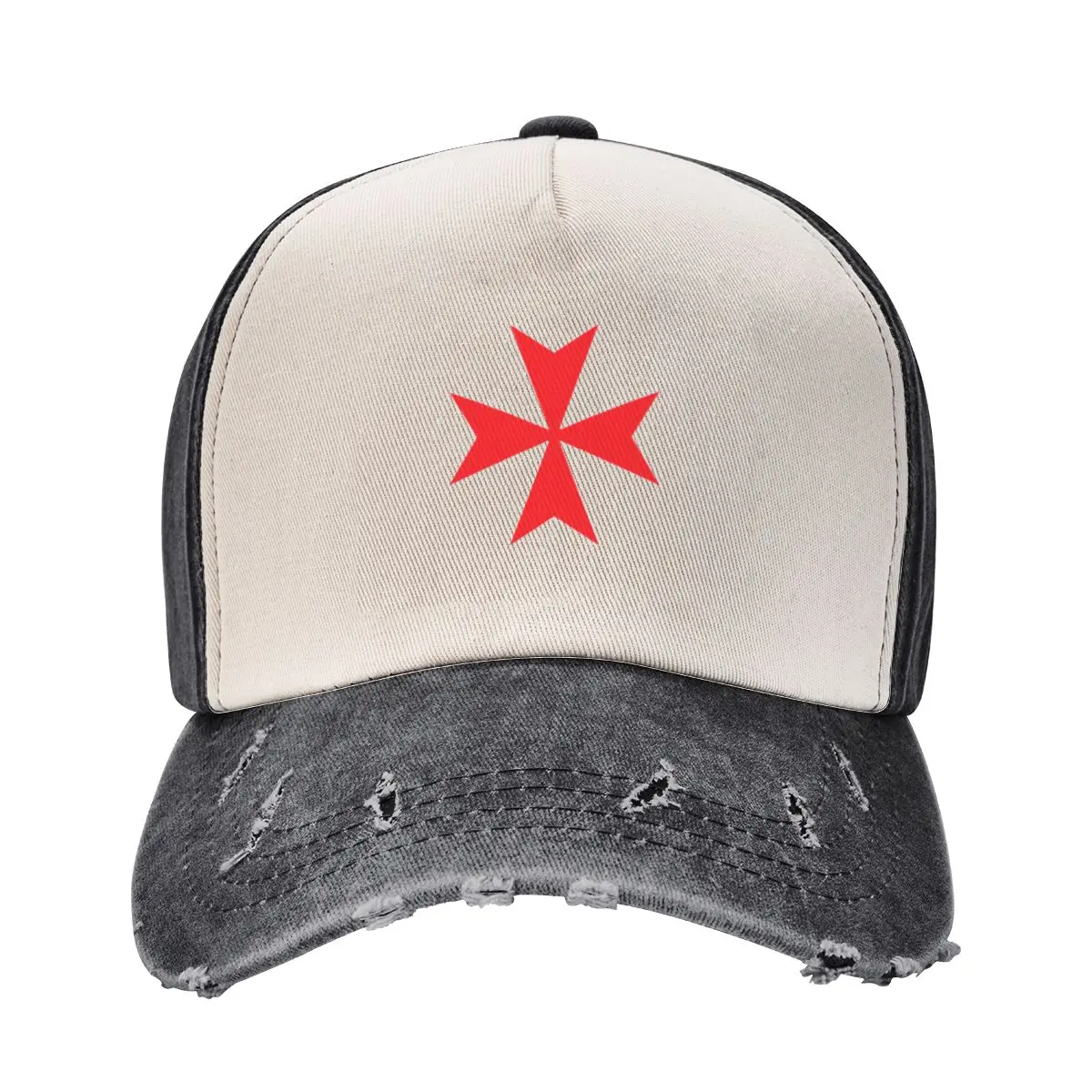 St. John's Cross / Maltese Cross (red) Baseball Cap Horse Hat Sun Cap Sun Hat For Children Men's Baseball Women's