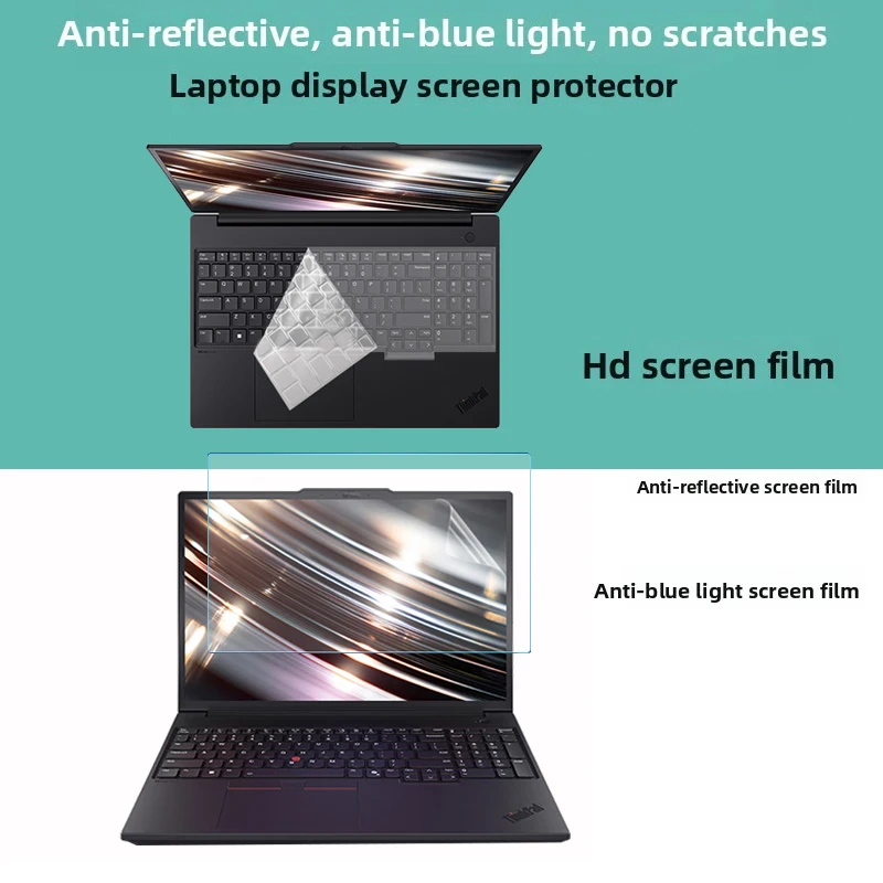 For 16inch ThinkPad  P16v P16s Gen 5 4 /3 /2 Laptop screen film High-definition Display Protective film Keyboard film