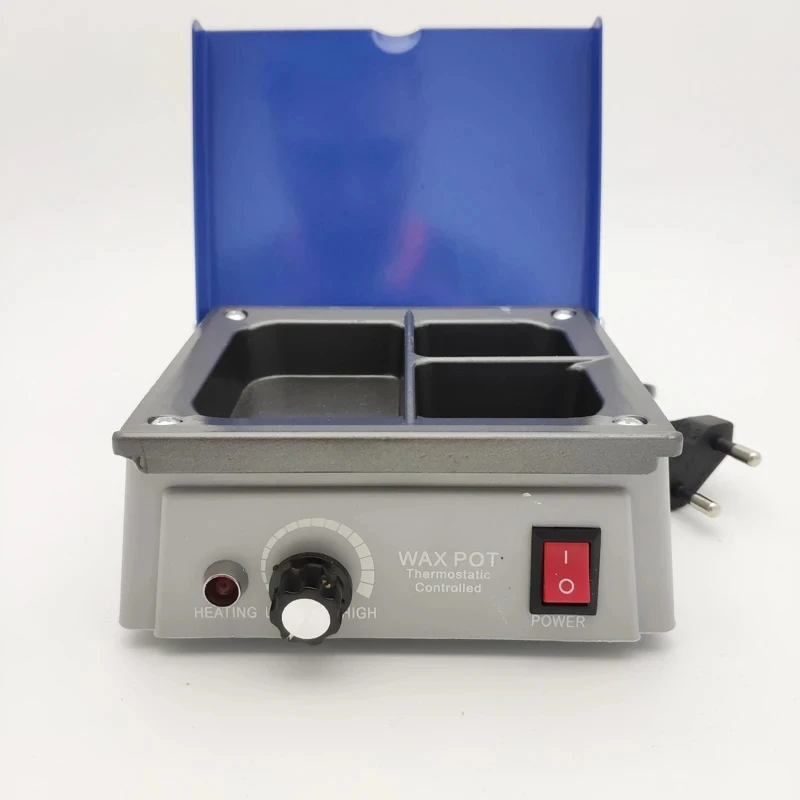 Dental Lab Equipments 3-well Wax Heater Dipping Pot Dental Wax Pot