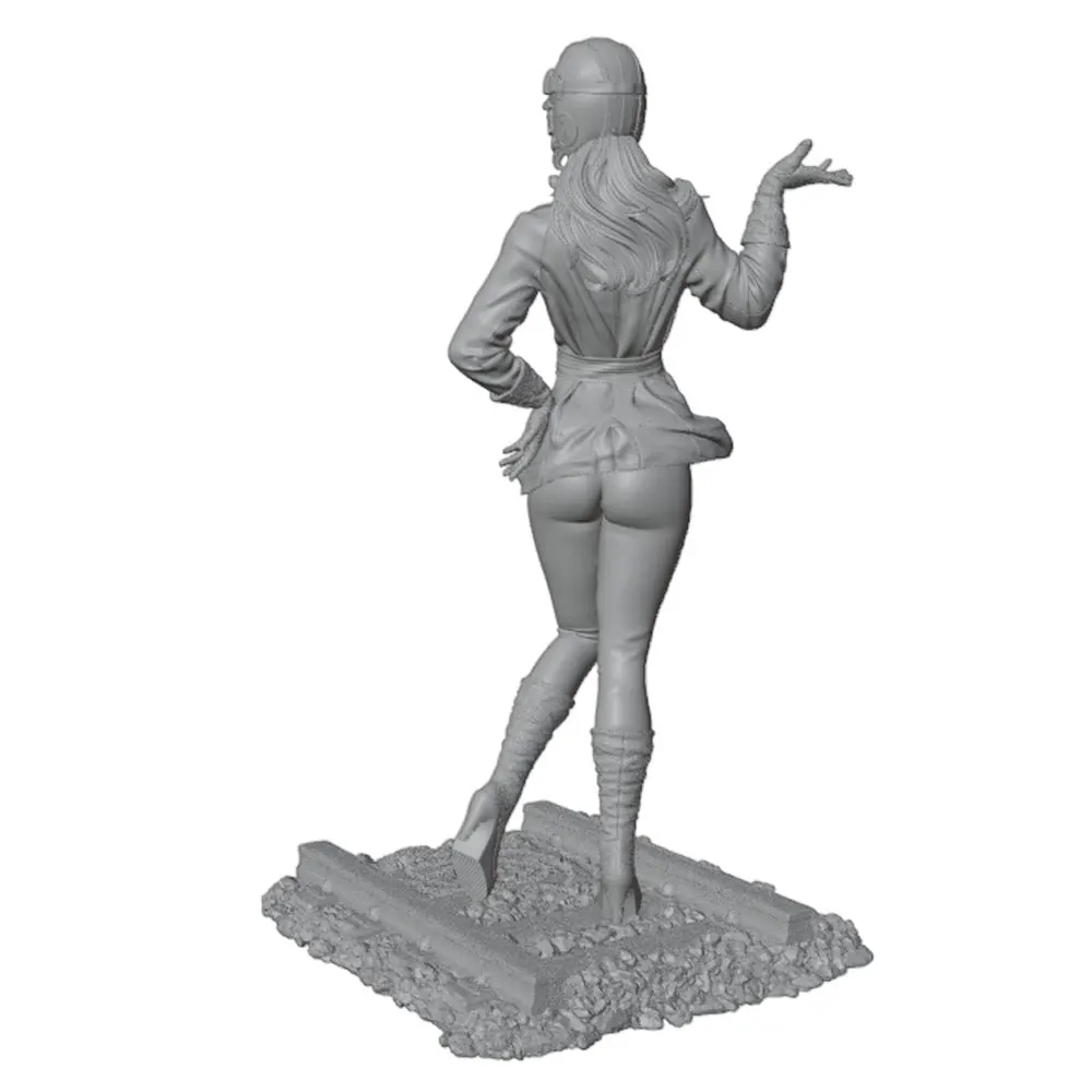1/24/18 scale resin figurine character model, high-fidelity model action figure, not painted, perfect for gaming and collection