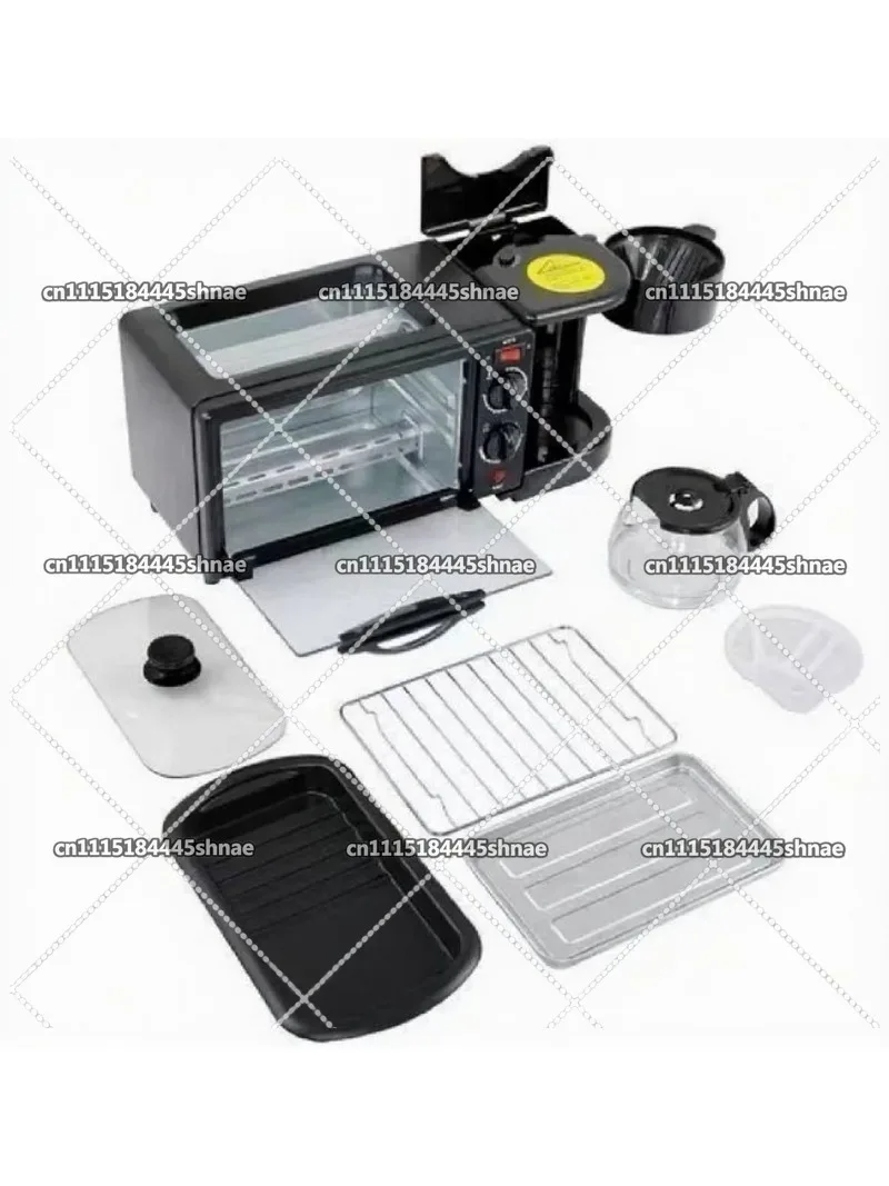 3-in-1 Multi-Functional Breakfast Toaster Steamer Oven