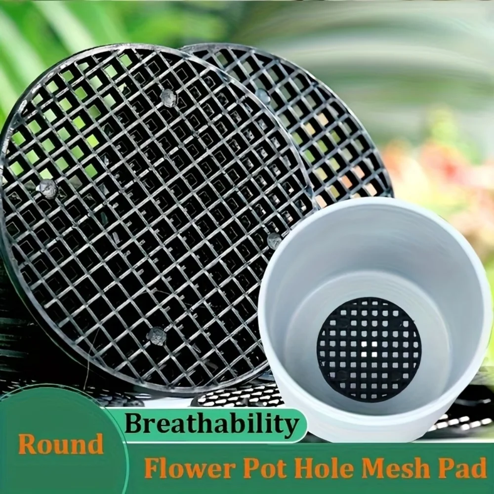 36 Round Flower Pot Net Mats, Anti-Leakage Mats, Flower Pot Bottom Grid Mats, Drainage Net Screens, Household Flower Gardening Supplies view 6