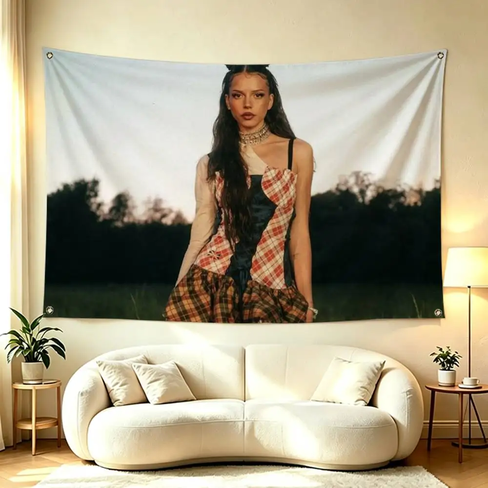 Singer N-nina Chuba  Flags Wall Hanging Tapestry Outdoor Garage Room Decorative flag Background Blanket