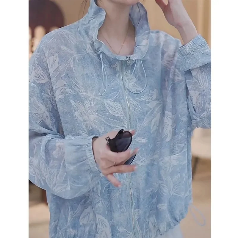 Women Luxury Clothing Lady Large Size 5xl Quick Dry Shirt Summer Femme High End Thin screen Outwear