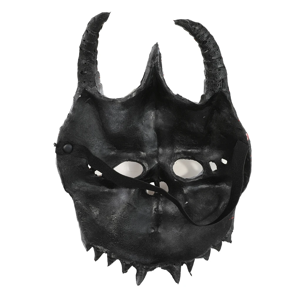قناع Lich King للهالوين، قناع الشيطان الرعب، دعائم مهرجان الهالوين، قناع الشيطان الملك، إكسسوارات تنكرية، أقنعة الوجه الكاملة
