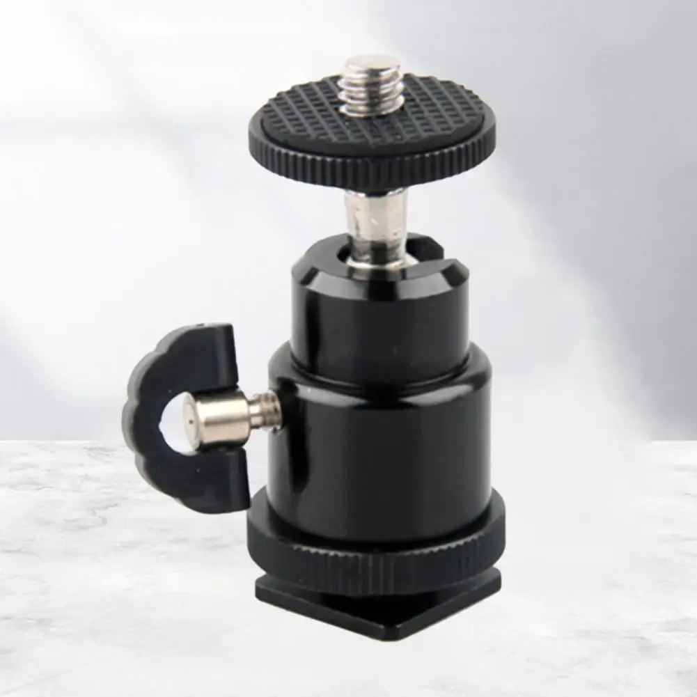 Metal  Compact Ball Joint Tripod Adapter Ball Joint Tripod Head Stable   for Camera