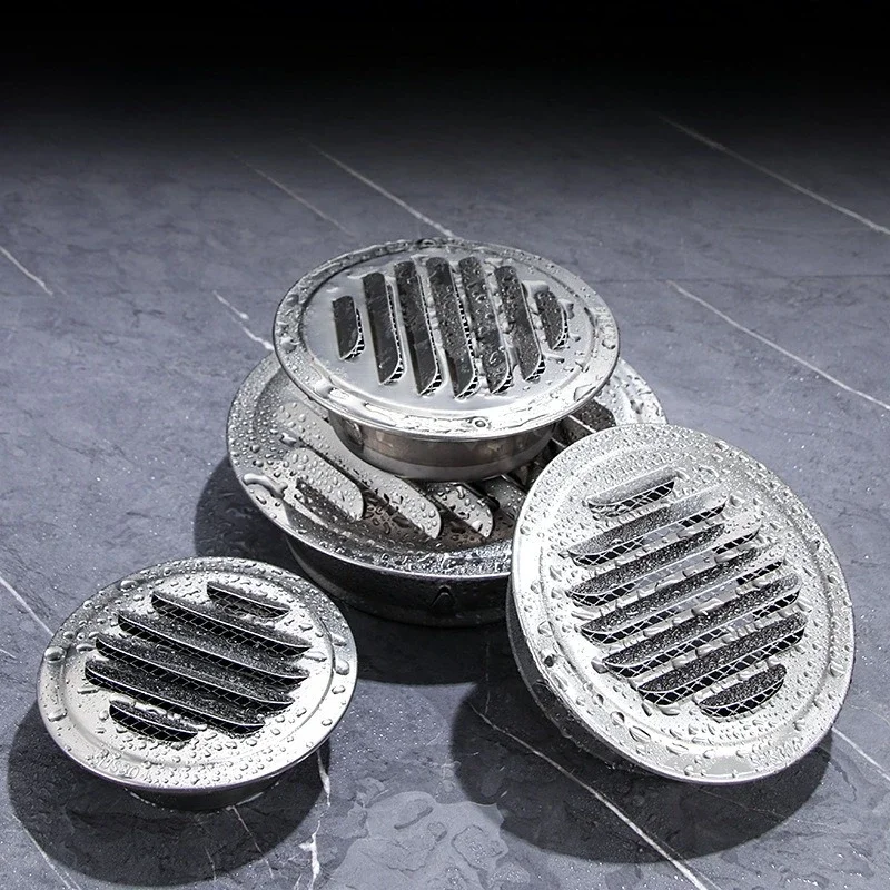 External wall trend cover, exhaust pipe cover, 304 stainless steel bathroom exhaust insect proof windshield