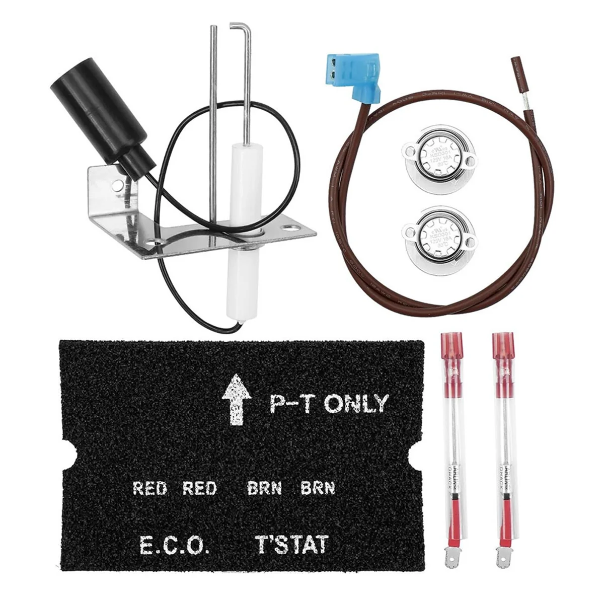 ABFW RV Water Heater Thermal Cutoff with Water Heater Igniter and ECO Thermostat Assembly Kit, for Atwood 91447 93866 93868