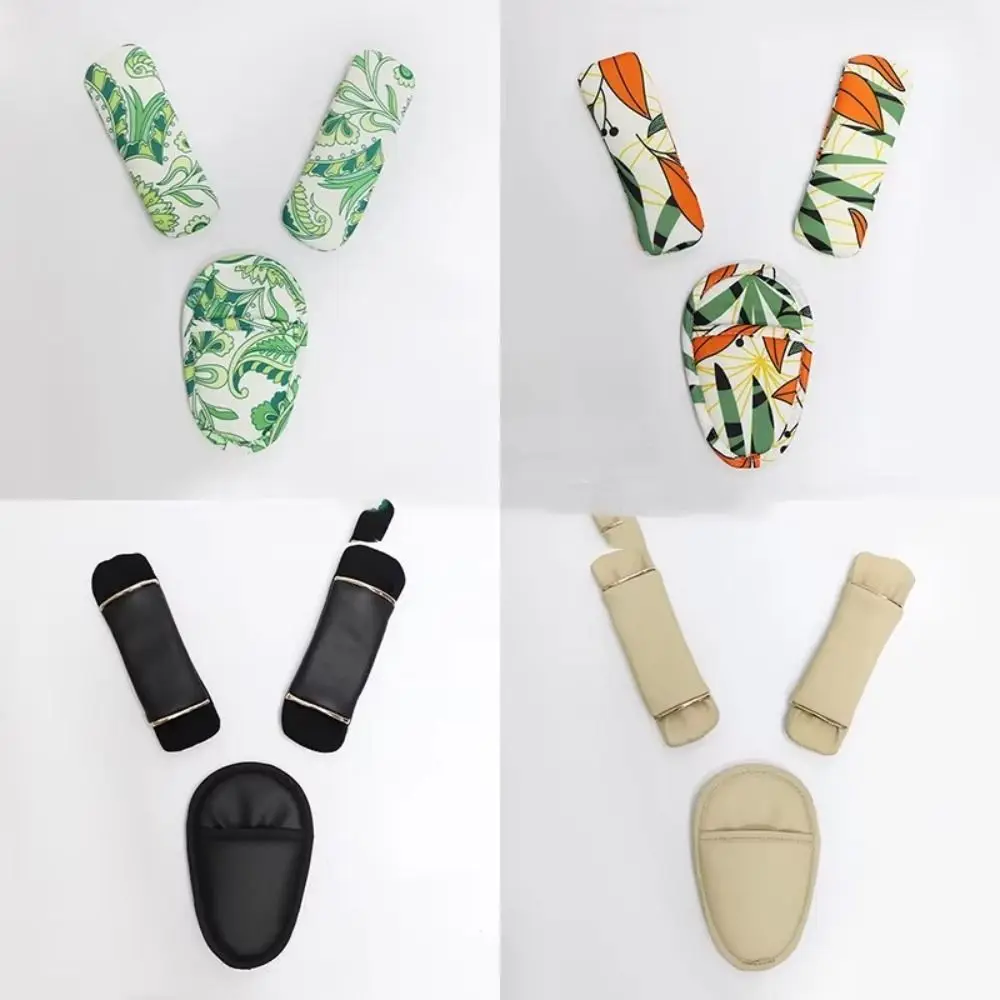 Portable Cotton Baby Stroller Safety Belt Soft Adjustable Crotch Pad Set Shoulder Pad Protector for Strollers