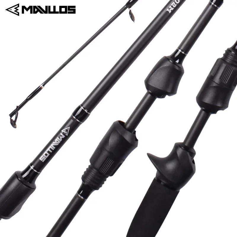 mavllos light toray carbon spinning vara de pesca haste de fundicao ponta rapida m linha a 21g a 17lb fit para baixo 01