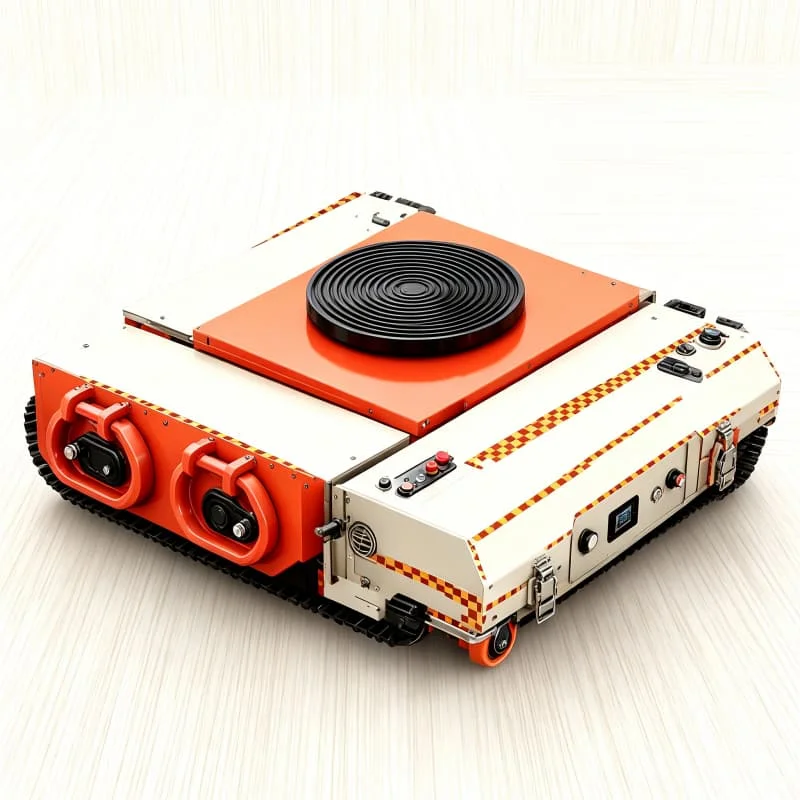 Inch Worm Electric Transfer Trolley 15T Remote Controlled  Workshop Heavy Machinery Precise Positioning Installation Customized