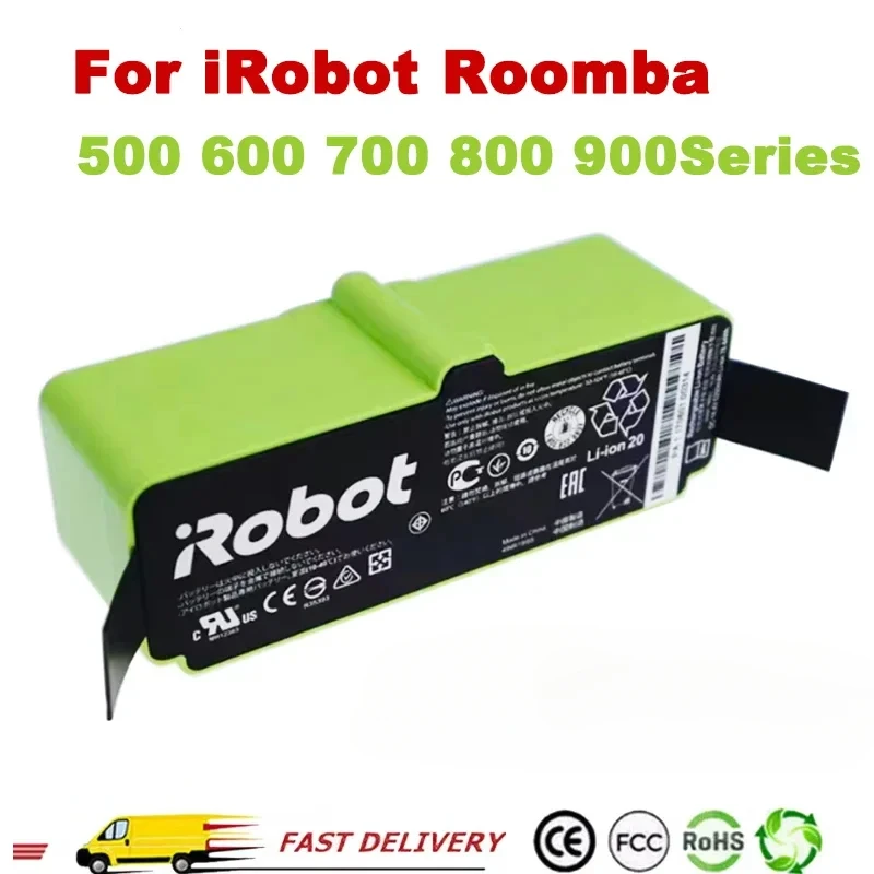 

For iRobot Roomba 14.4V 5200mAh Battery Roomba 500 600 700 800 Series Vacuum Cleaner iRobot roomba 620 770 780 580 Part