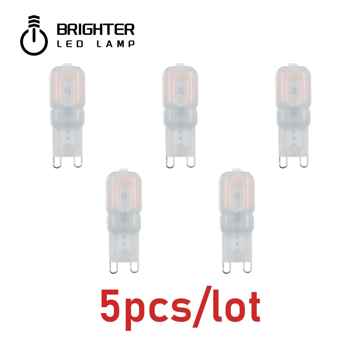 

Super Bright Chandelier Lights G9 2.5w Led Light With Pc Cover 230v Smd2835 5pcs/lot Led Lamp