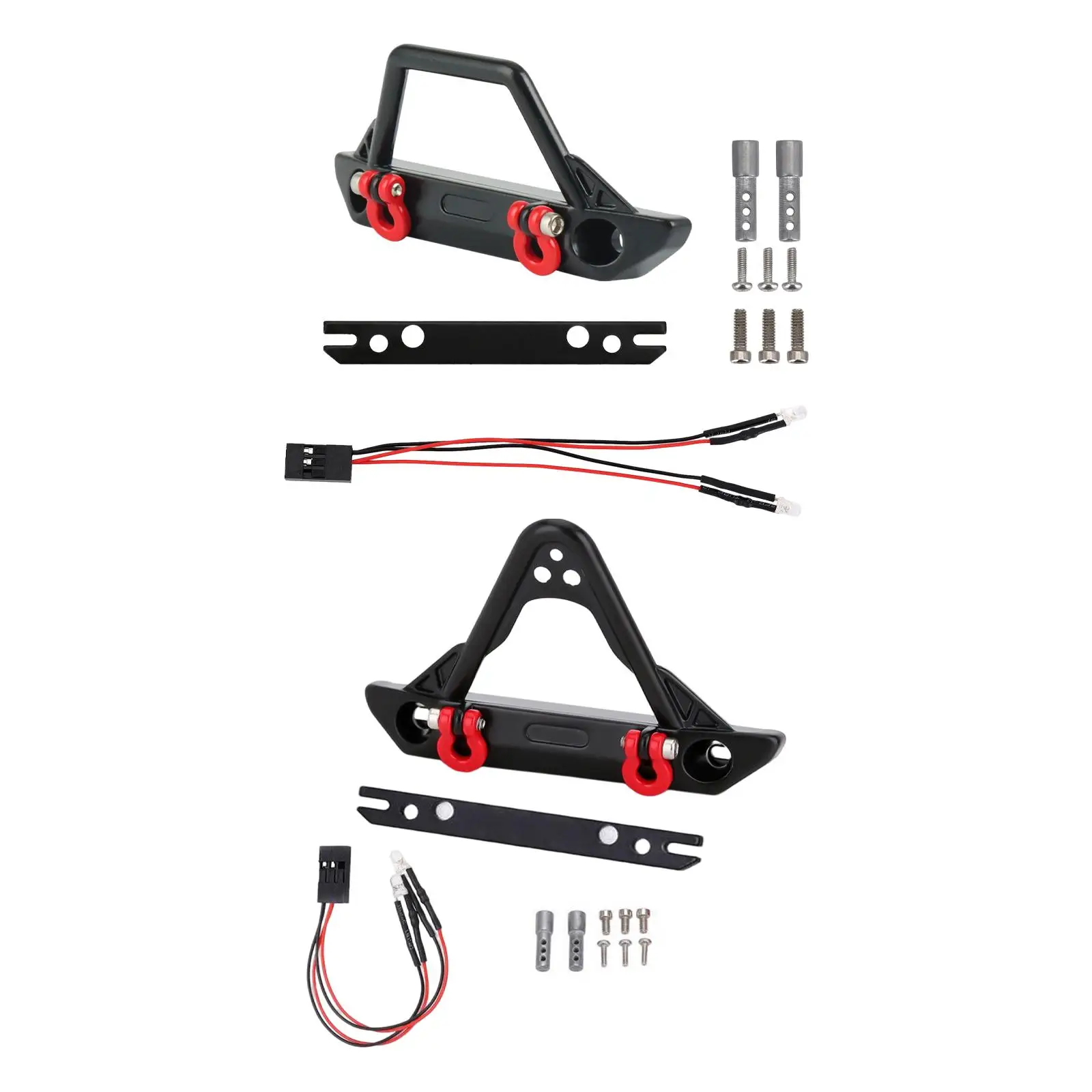 RC voorbumper 1:24 vervangende accessoires voor Axial SCX24 RC Crawler Car