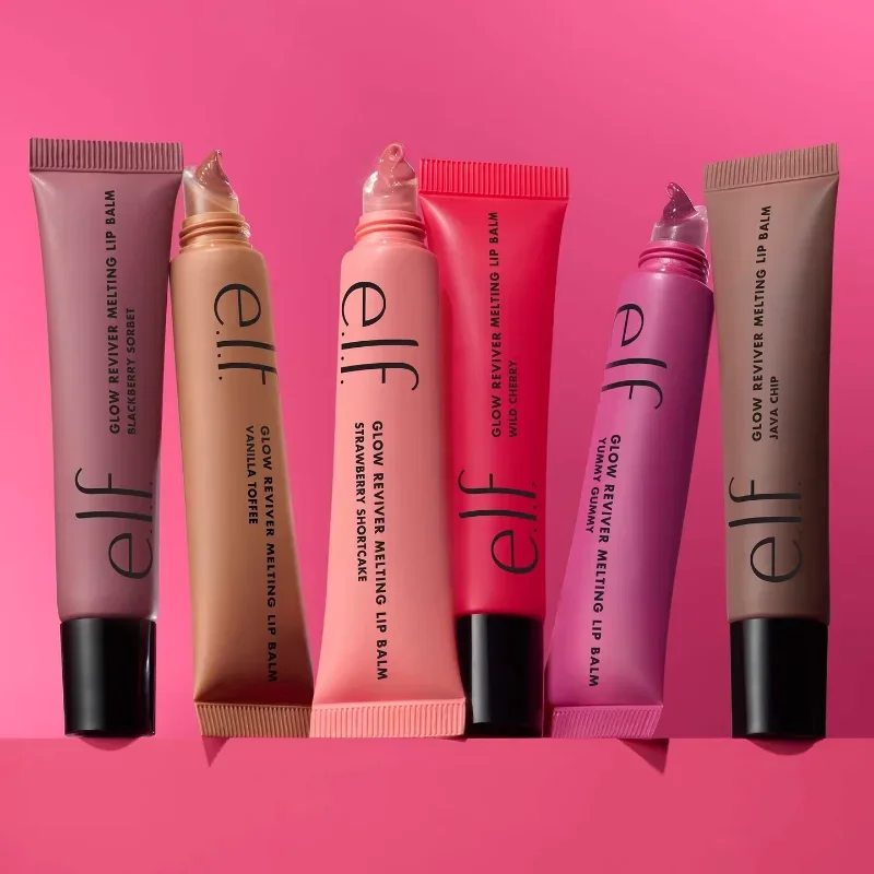 Elf Glow Reviver Melting Colored Lip Balm Lipstick Moisturizing Hydration Nourishing Smoothing Lip Glaze Beauty Makeup Cosmetics