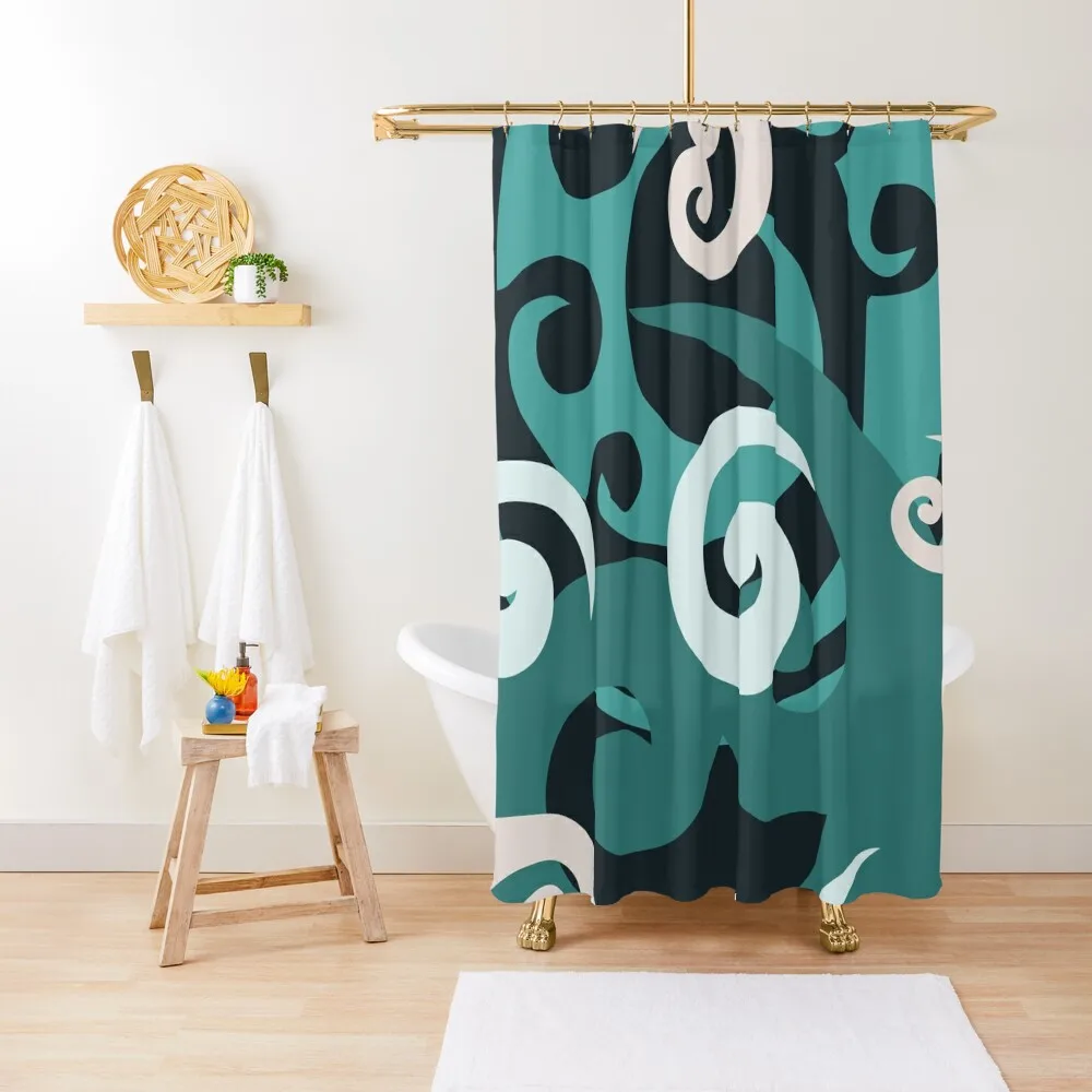 

Koru design, Black Shower Curtain For Shower Modern Showers For Bathroom Modern Bathroom Accessories Curtain