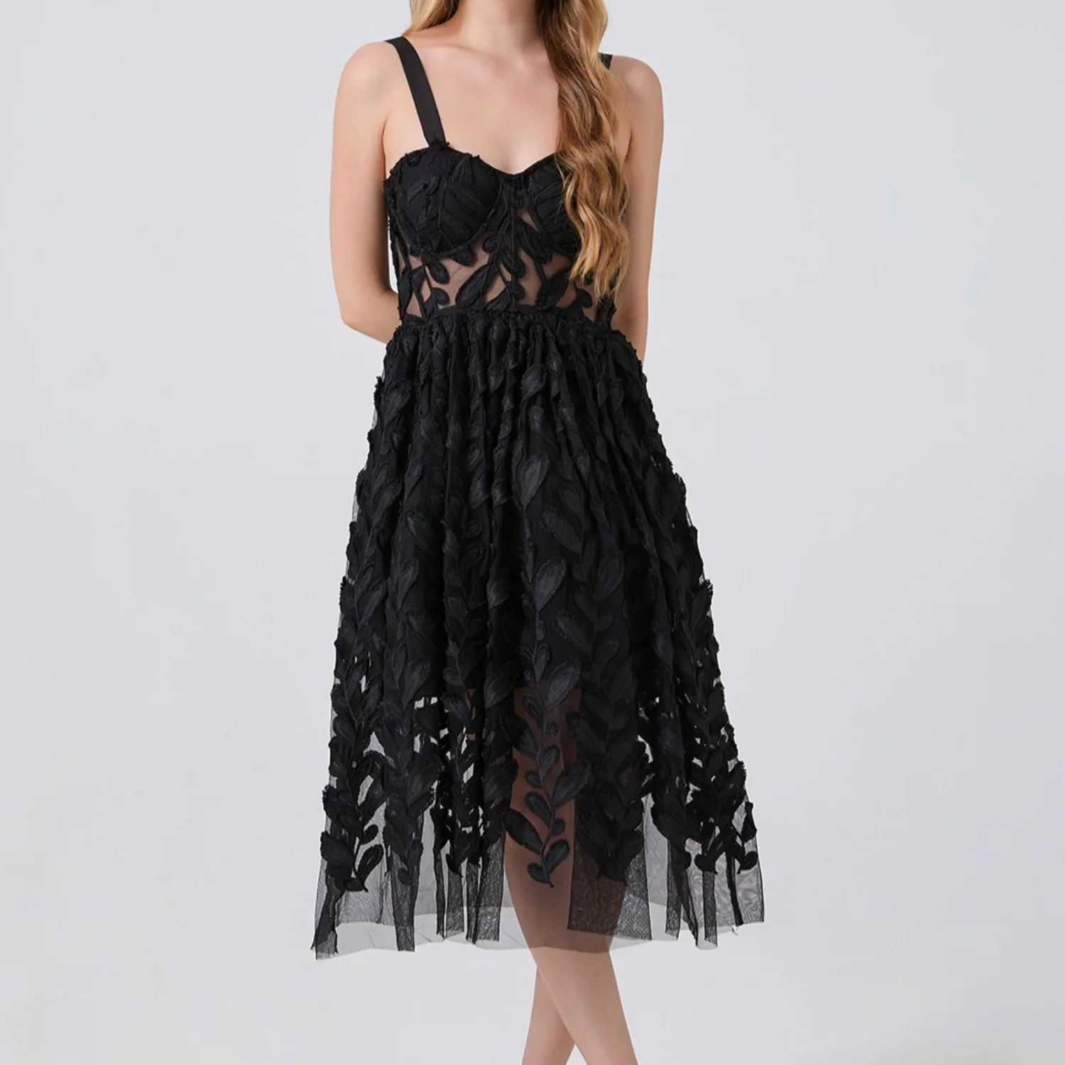 

Rose Red Lace Mesh Dress Women V-neck Elegant Summer Holiday Party Vestidos Bodycon Sleeveless Streetwear Cloth Lady