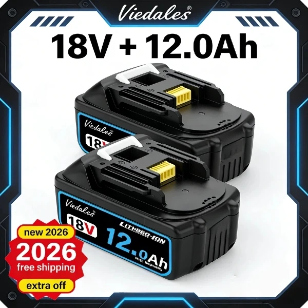 

100% Original FOR Makita 18V Battery, for Makita BL1830 BL1830B BL1860 BL1860B BL1850 BL1850B Model Power Tools Battery