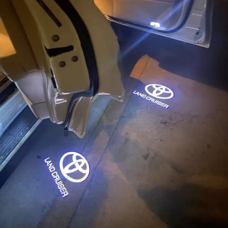 

LED Courtesy Door Shadow Light Welcome Logo Light for Toyota Land Cruiser 2007-NOW 200 J LC200 120 J100 LC100 Prado 2010-NOW