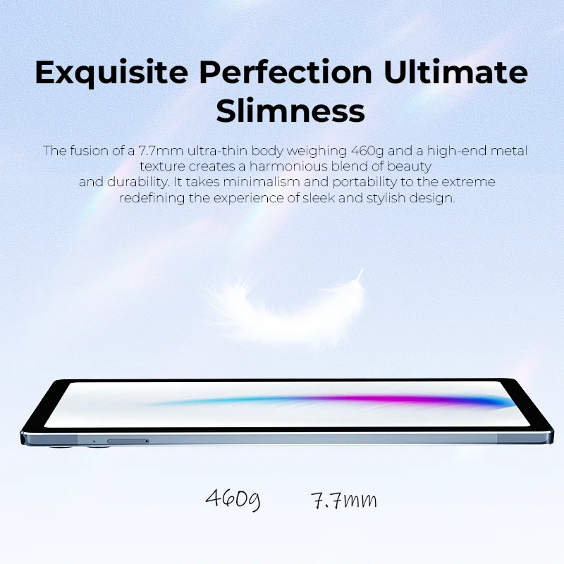 [클리어런스 세일] HOTWAV Pad 8 태블릿 10.4인치 2K 대화면 7.7mm 패드 8GB 256GB 7500mAh 대용량 배터리 안드로이드 13 태블릿 PC