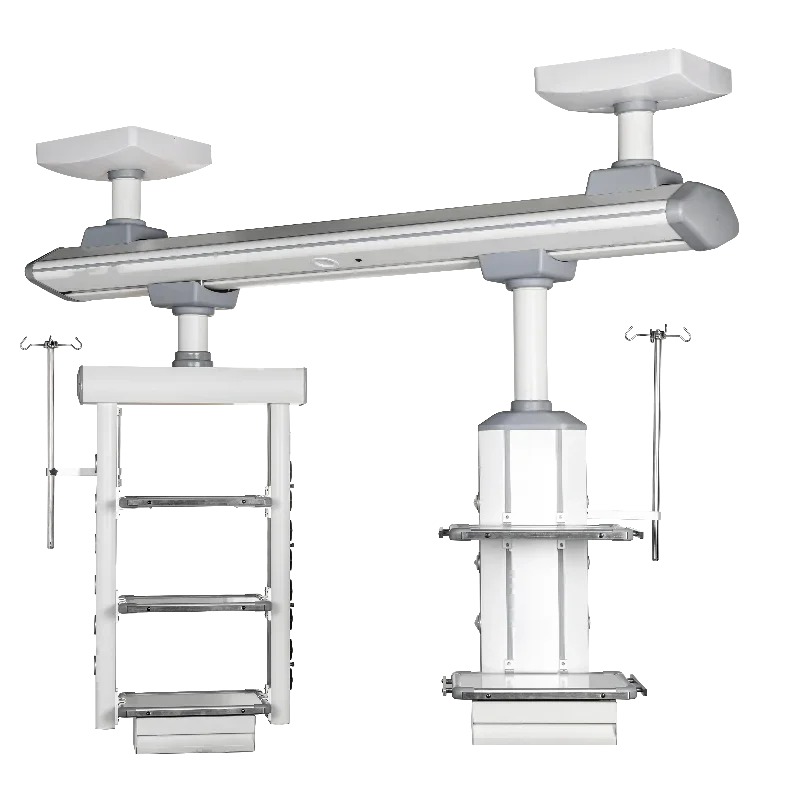 Medical lifting platform with emergency light