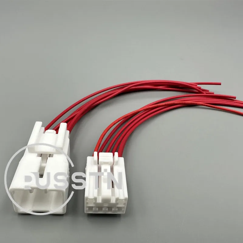 1 Set 6 Pin Automotive Connector Car Wire Harness Socket AC Assembly With Wires MG651044 MG 651044 MG641047