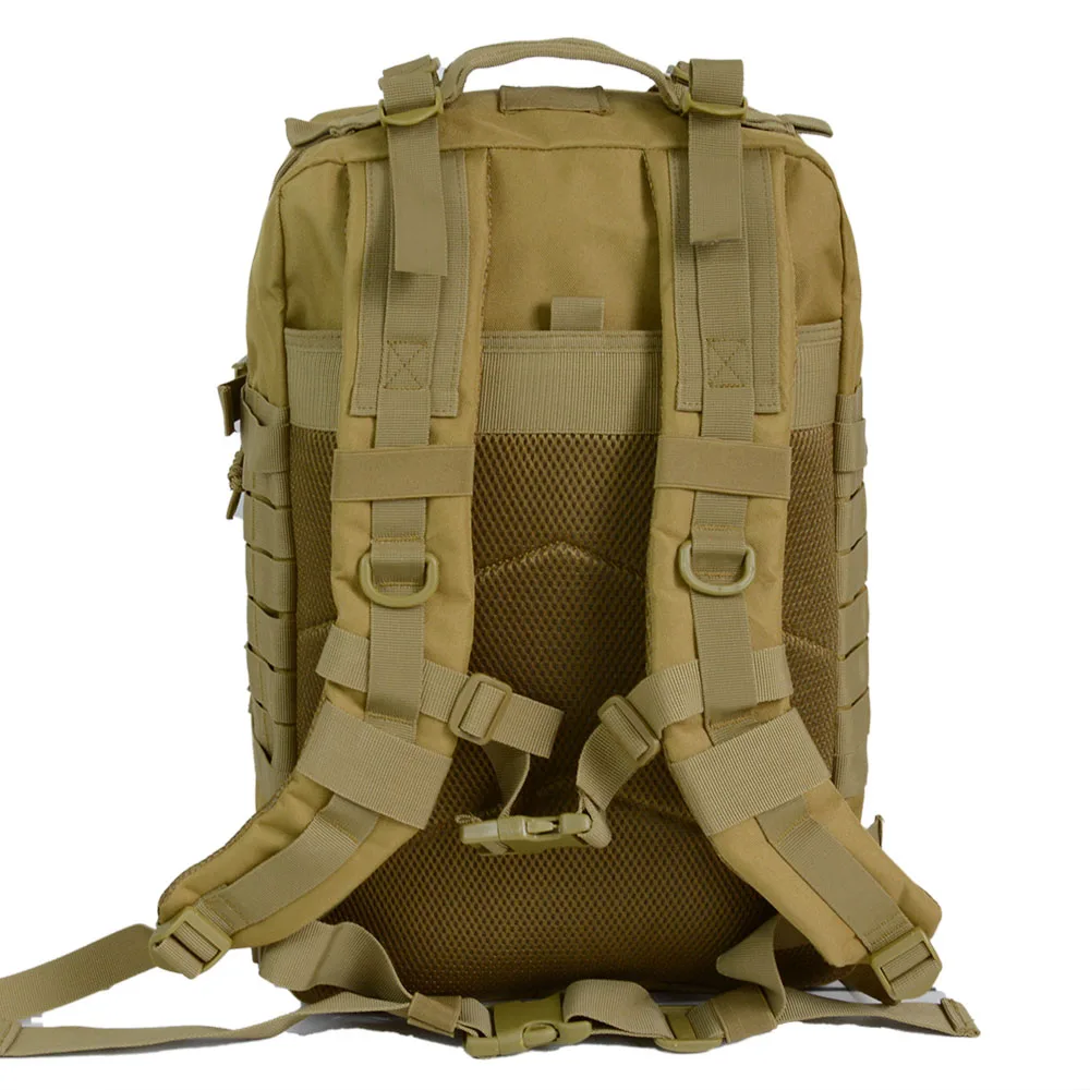 50 liters Outdoor tactical dual shoulder large 3P backpack Backcountry cycling sports backpack Travel attack camouflage multi-fu