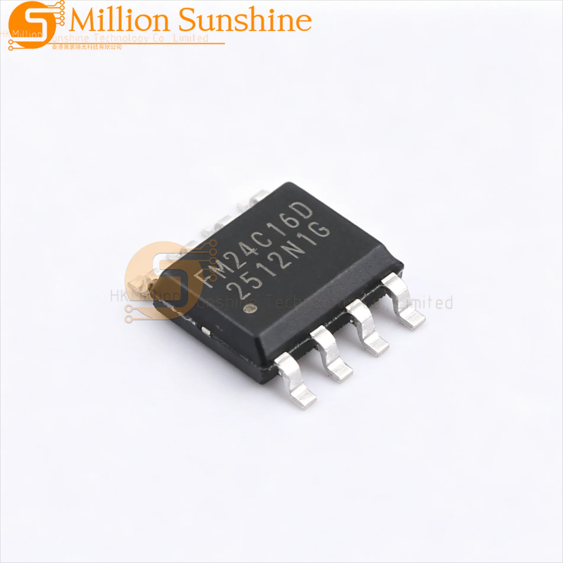 50pcs FM24C16D-SO-T-G SOP-8 I2C 16Kbit 1MHz FM24C16D EEPROM Memory Chip New Original