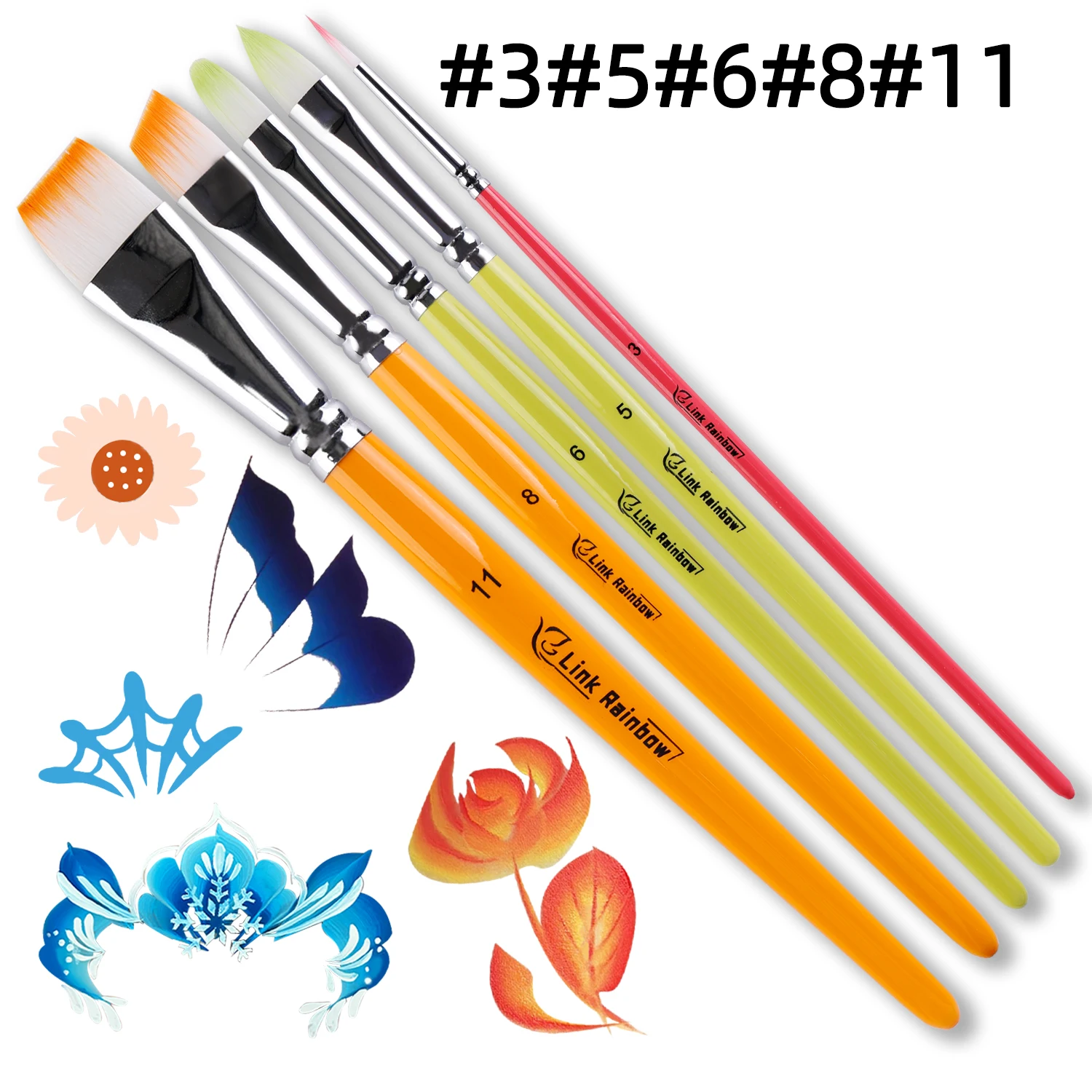 High Quality Face Painting Professional Brushes Children\'s Face Painting Tool Set Body Art Painting Brushes