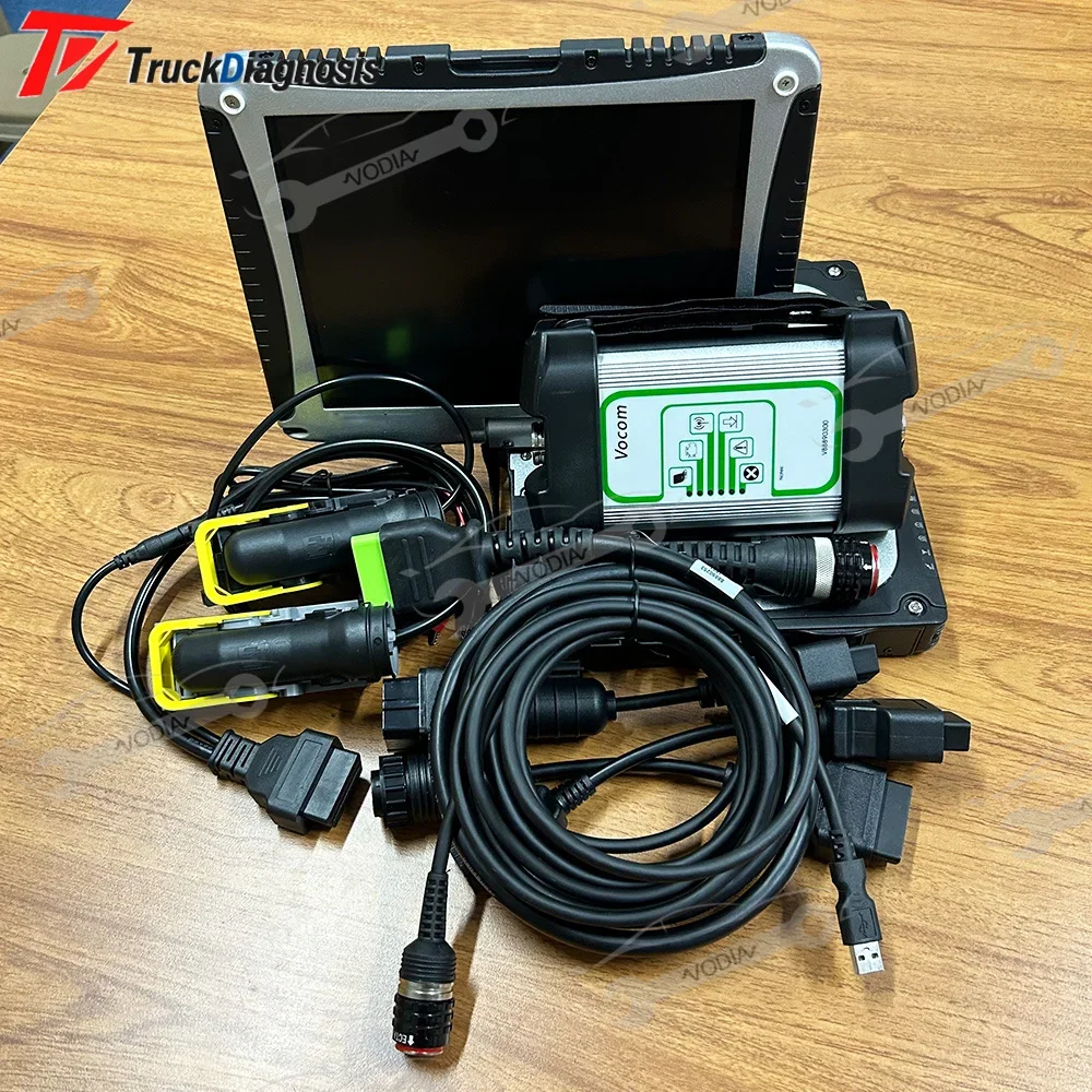 for 88890300 VOCOM VOCOM 1with ECU programming test cable For/Mack Test Diagnostic Tool and CF19 laptop Ready to use