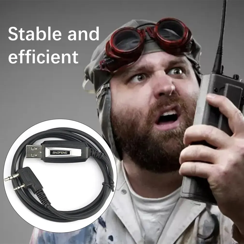 Durable Original USB Cable Kit Walkie-talkie Programming Cable for Baofeng GT-3 GT-3TP UV-5R UV-5RTP GT-5 GT-1