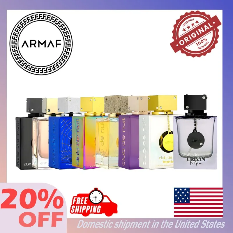 100MLArmaf Club De Nuit Blue Iconic Nuit Oud Nuit Maleka Urban Elixir Untold Woman Intense Man White Imperiale Pheromon Parfüm