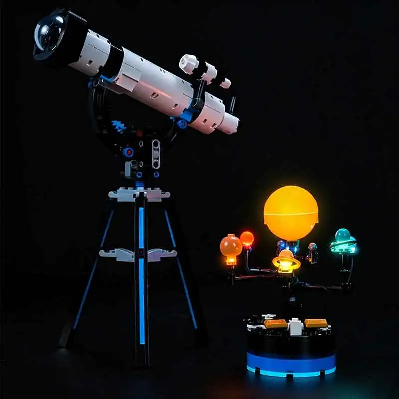 Universal Lighting Kit for Lego 31378  Space Exploration Telescope (Only Led Light,Without Blocks Model)