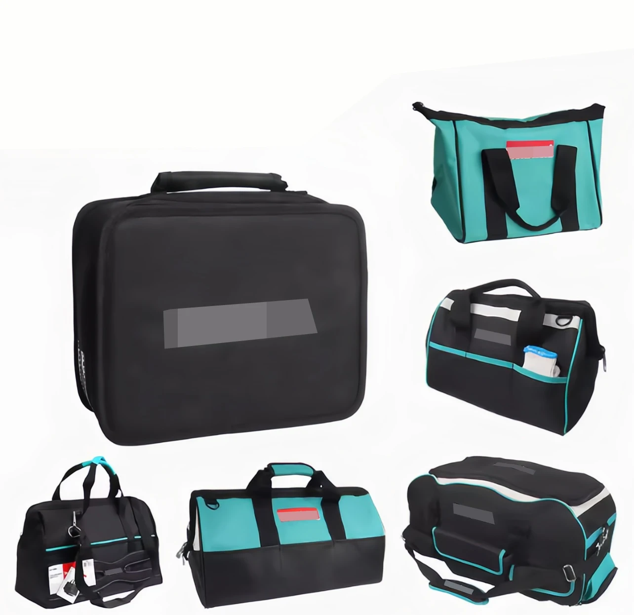 مجموعة أدوات متعددة الوظائف مقاومة للاهتراء لأعمال الإصلاح مناسبة للكهربائيين وحقيبة أدوات النجارين للتخزين #1