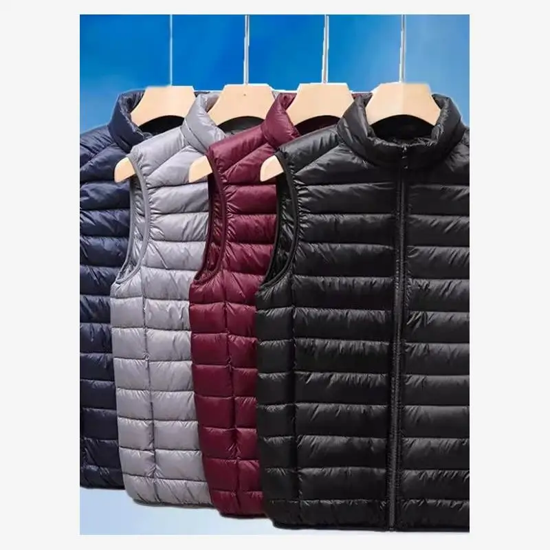 

Легкий пуховый хлопковый жилет с воротником-стойкой, весенне-осенняя мужская специальная широкая рабочая одежда Faion Urban Sle ly