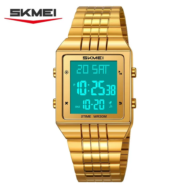 

Наручные часы цифровые SKMEI 2335, мужские электронные часы с механизмом обратного отсчета из нержавеющей стали
