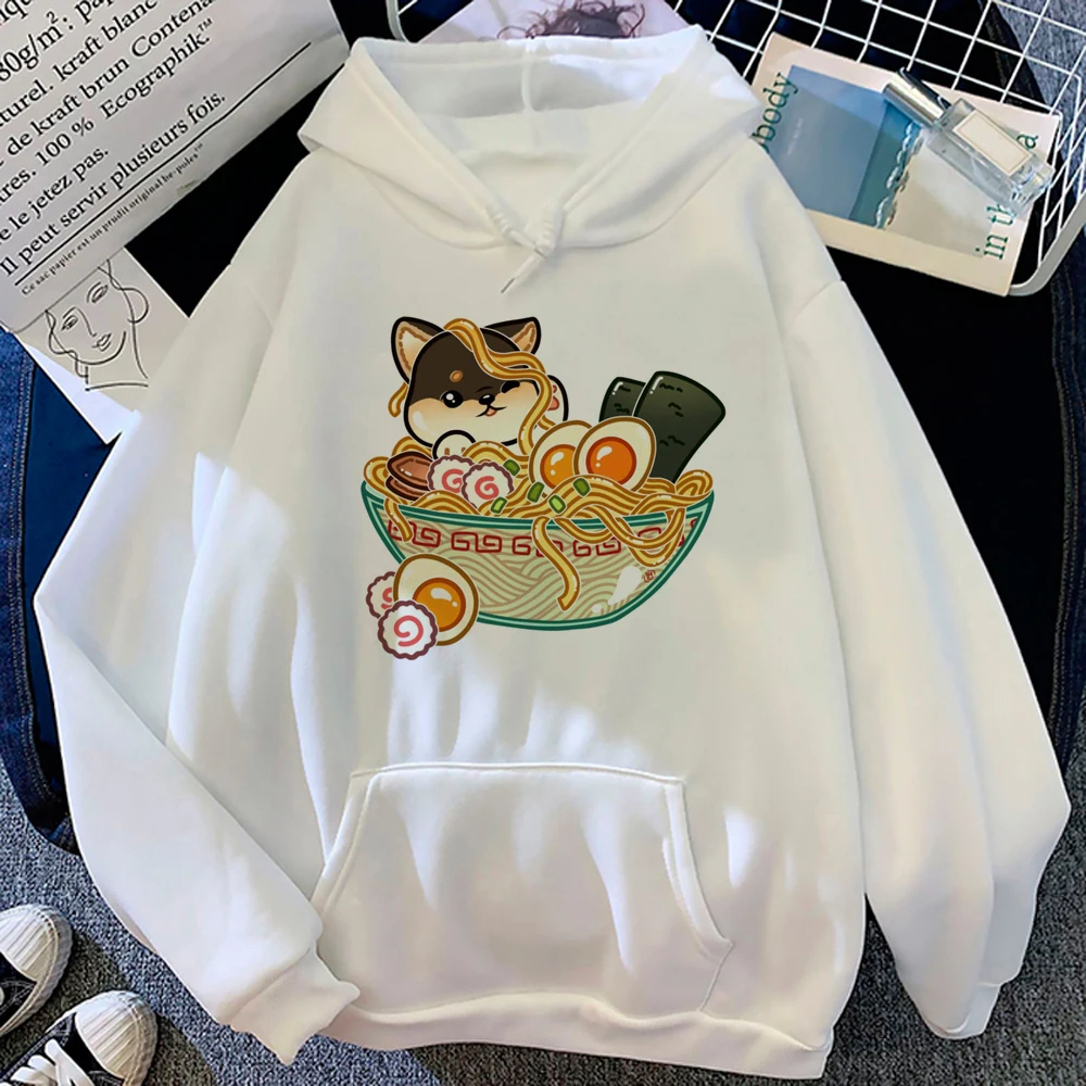 Shiba Inu felpe con cappuccio donna stile coreano anime estetica divertente camicia con cappuccio tuta femminile vestiti in pile