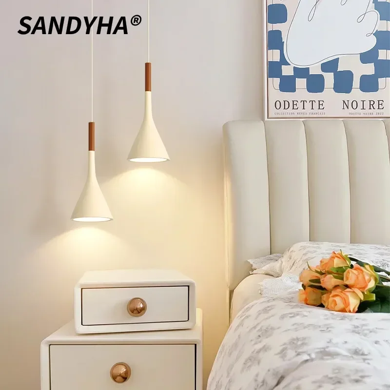 

SANDYHA Modern Pendant Light Long Line LED Hanging Lamp for Bedroom Dining Table Bar Counter Home Decoration Lighting Fixture