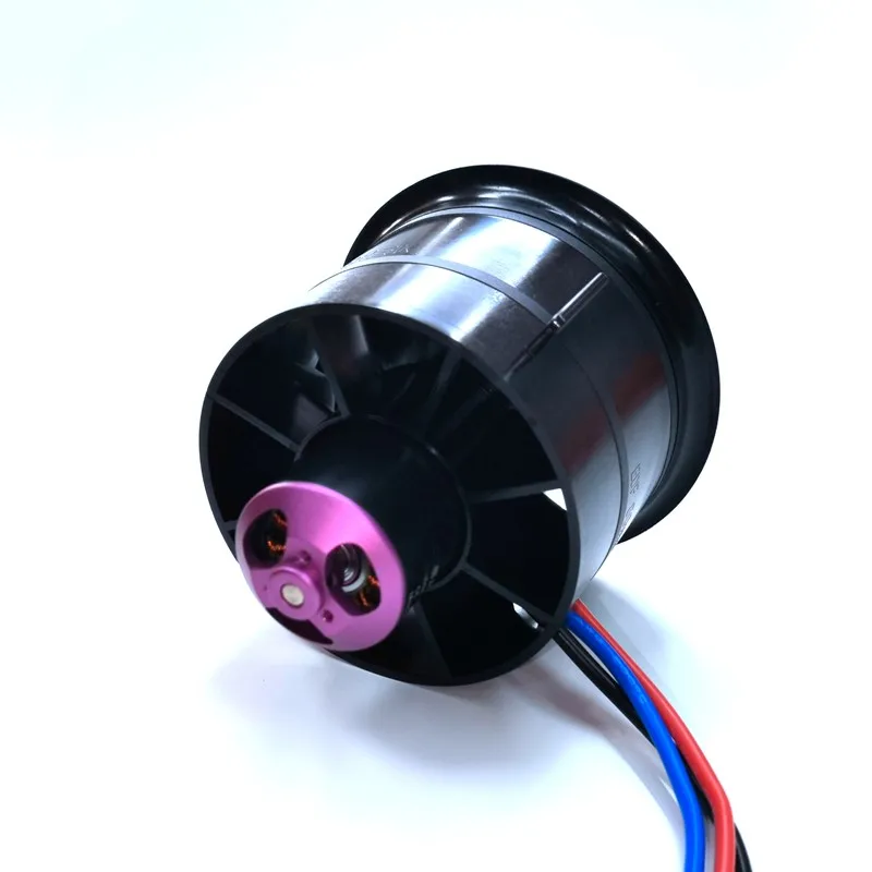 Powerfun 80mm 12 ostrzy 80 EDF zestaw 6S 2000KV silnik 3.43kg ciąg dla 80mm Jet zdalnie sterowany samochód DIY modele samolotów myśliwskich Spart