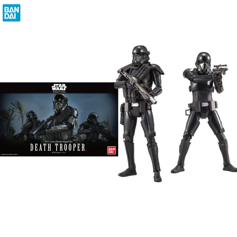 Bandai Original STAR WARS Movie Anime 1//12 DEATH TROOPER Action Figure Assemble Collectible Model Ornaments Toys for Children