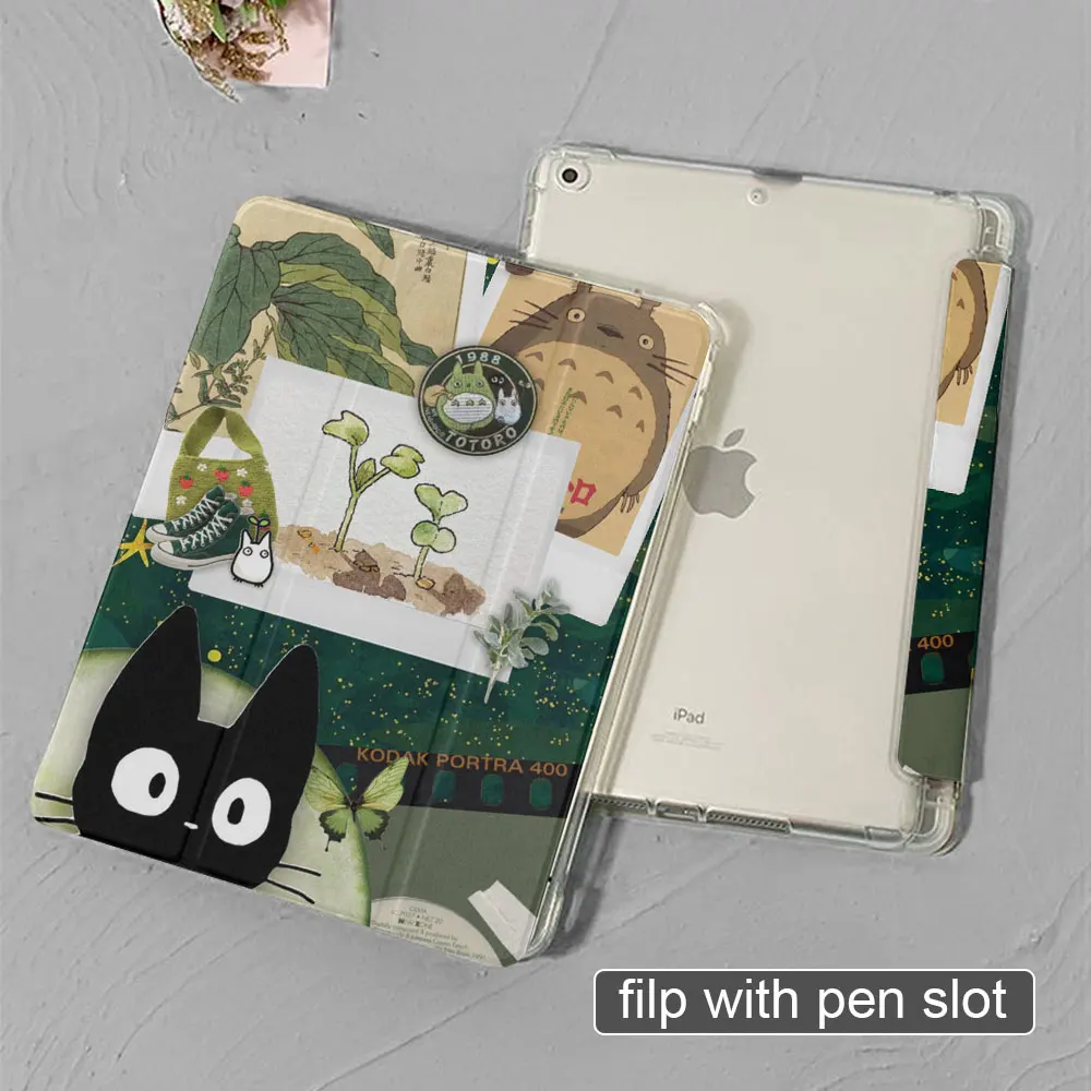 Ipad case cute black cat pattern Pro11 Air 5 4th 6th 10.9 For Funda ipad 9th Generation Mini 6 2024 10.2 9.7 8.3in 2018Cover