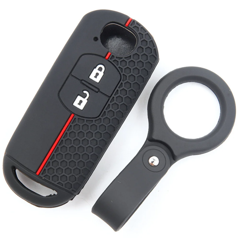 For Mazda 2 3 6 Axela Atenza CX 3 CX 5 CX 7 CX 8 CX 9 Silicone Car Key Fob Cover Wrist Strap Holder Shock Absorbing