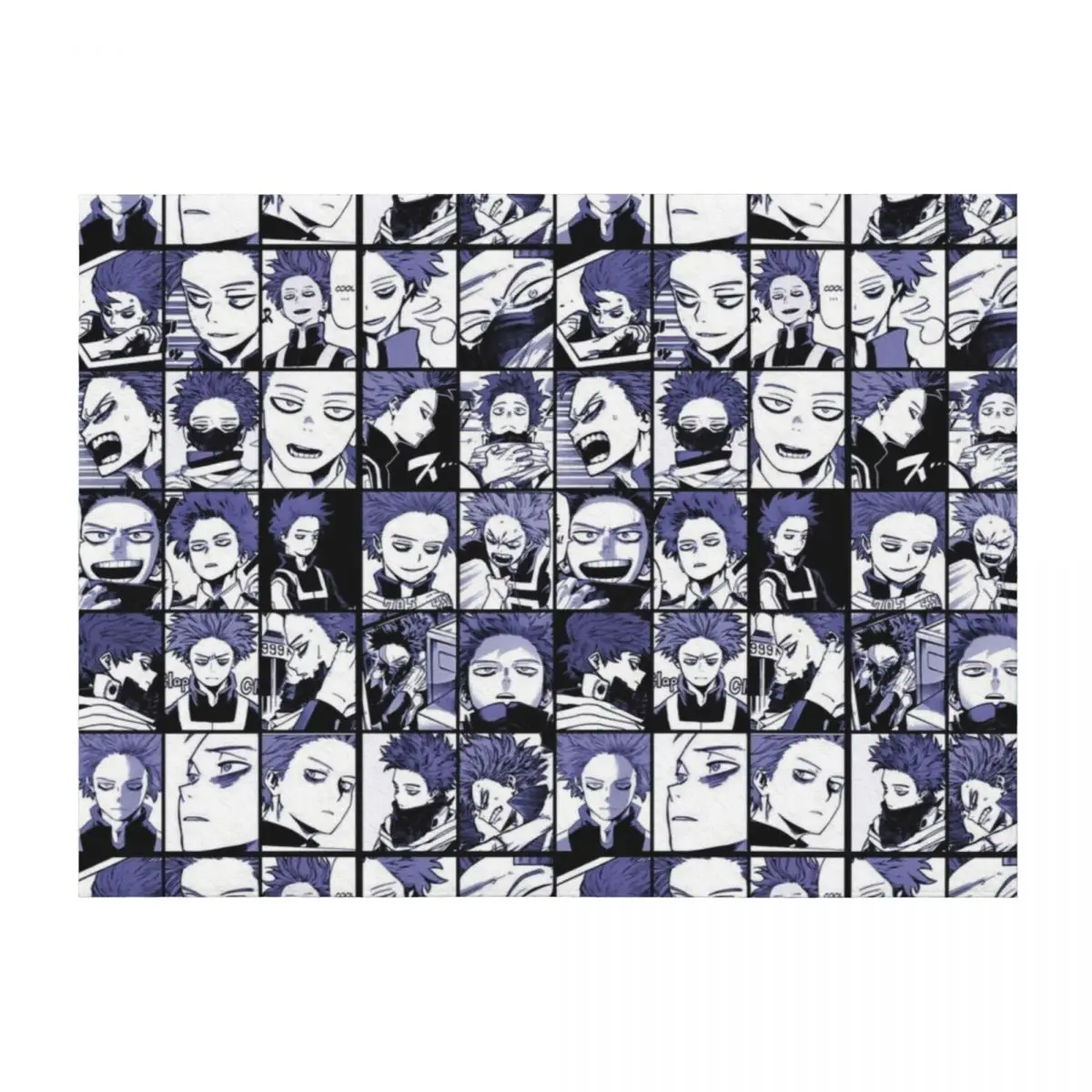 

Shinso Collage color version Throw Blanket Warm Cute Plaid Plaid for sofa Blankets