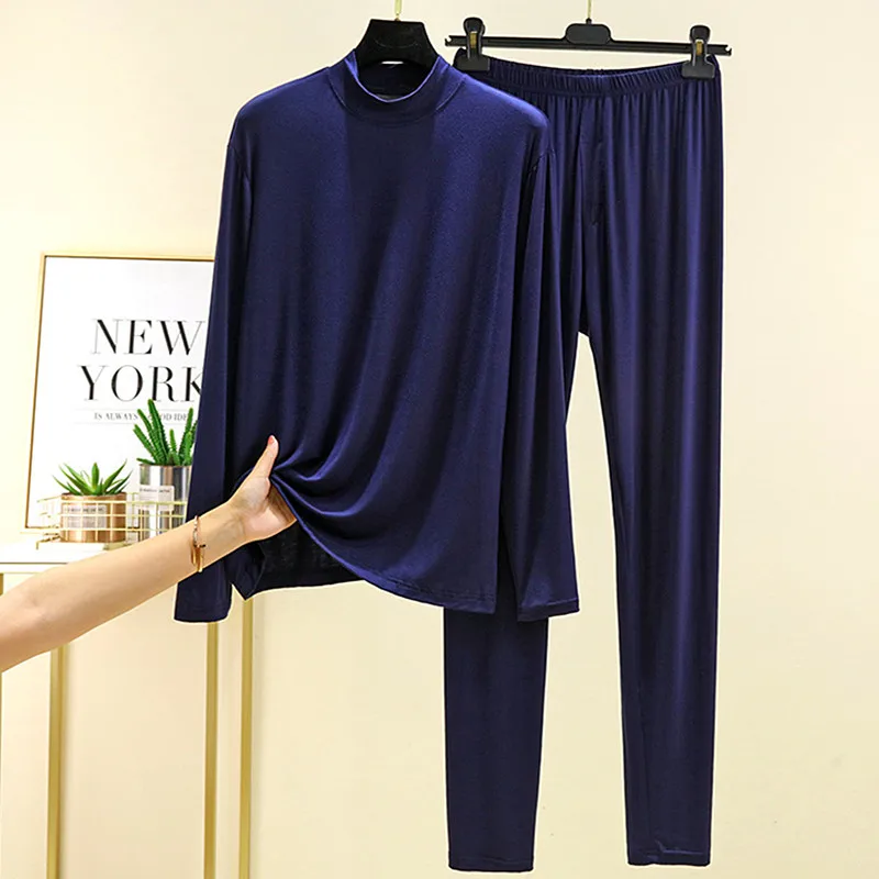 

XL-4XL Пижамы Homme, повседневные пижамы большого размера для мужчин, удобная модальная одежда для сна, мужской комплект ночного белья, весенне-осенний домашний костюм, мужской