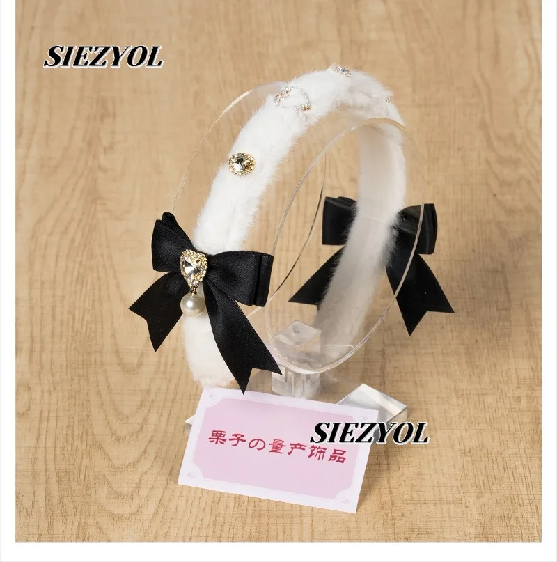 mass-production-japanese-autumn-and-winter-bow-gem-love-plush-headband-lolita-sweet-and-cute-girls-headbwear-hair-accessories