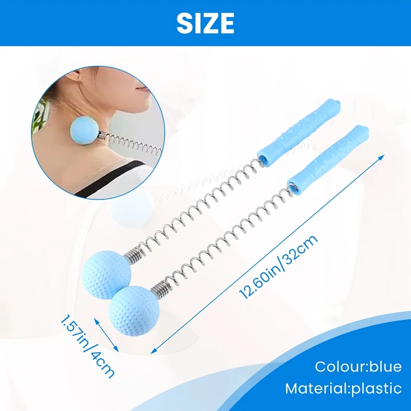 ABXH مدلك الكرة المطرقة (2 حزمة) المطرقة عصا دليل فوز كرة جولف مدلك الظهر الكتف تدليك كامل الجسم تقليل التعب باي