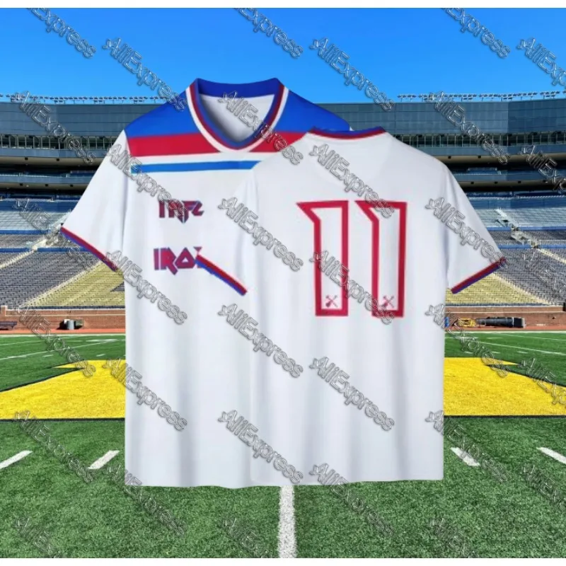 

3D Printed Football Shirt Summer 2025 Fast Drying Casual Fashion Street T-shirt Men's And Women's Training Top