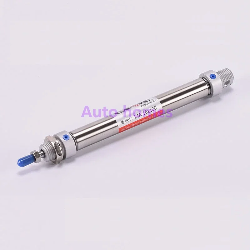 AiRTAC Type Double Acting Small Air Cylinder Stainless Steel Bore 16 Stroke MA16*25-S MA16*50-S MA16*75-S