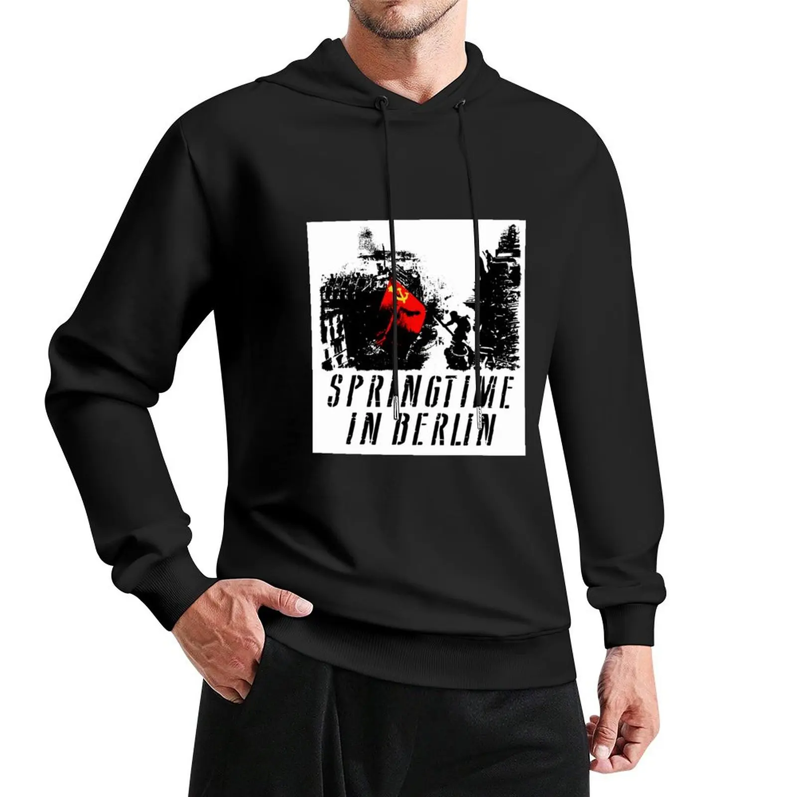 

Springtime In Berlin Pullover Hoodie streetwear men autumn jacket men mens clothing men's oversize hoodie