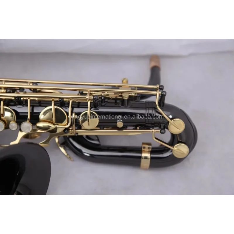 Baritone Saxophone From China Factory Black Nickel Whole Body Hand Engravings